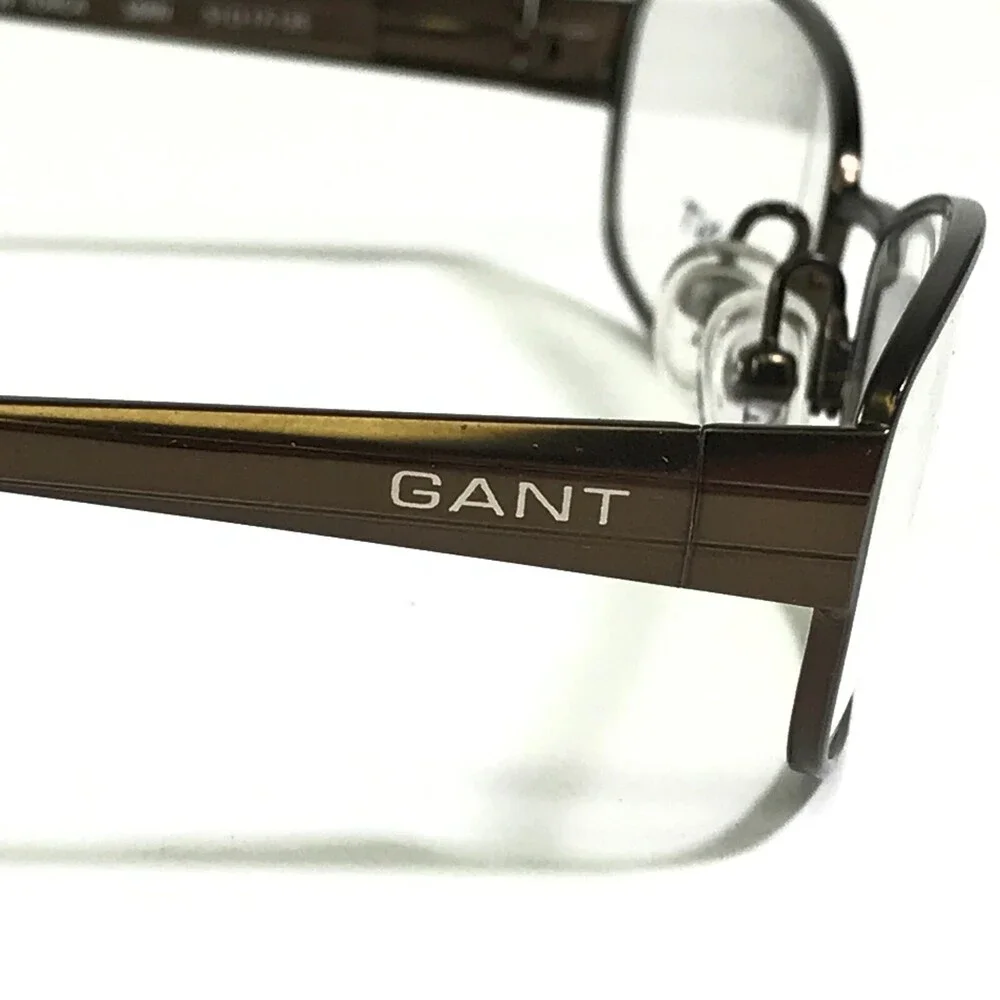 GANT Eyeglasses Frames GW TORCA SBRN Brown Cat Eye Full Wire Rim 51-17-135